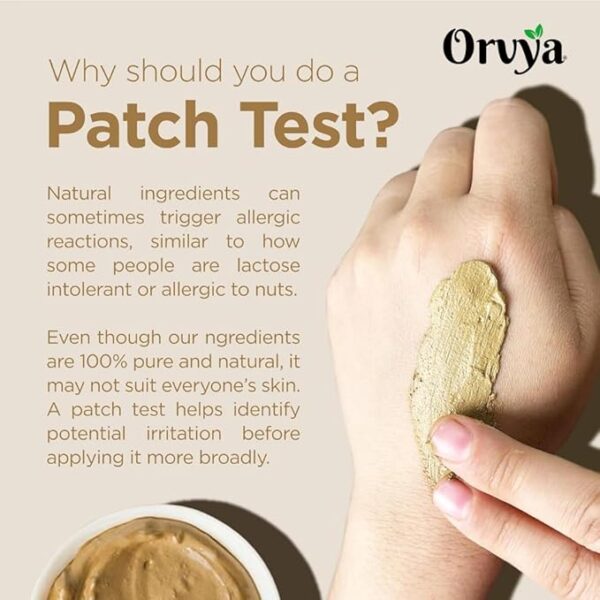 Orvya 100% Organic Roasted Multani Mitti | Pure Fuller's Earth Raw Stone Form for Skin & Hair Care | Natural Face Pack, Acne & Tan Removal, Exfoliator - Image 4